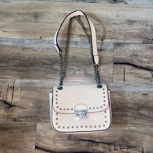 Womens Fashion Purses Handbags Shoulder Bag Ladies Crossbody Silver Tan